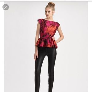 Alice Olivia Peplum Top
